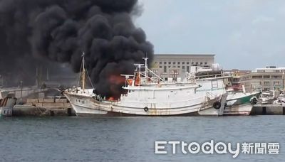 快訊／澎湖馬公船隻起火！海上「烈焰、濃黑煙漫天」　緊急灌救中