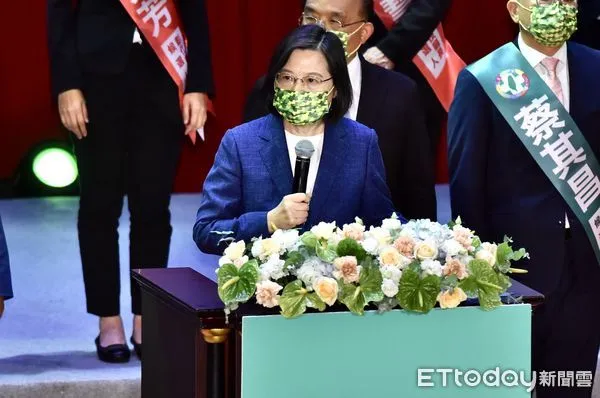 ▲▼民進黨全代會,蔡英文主席  。（圖／記者李毓康攝）