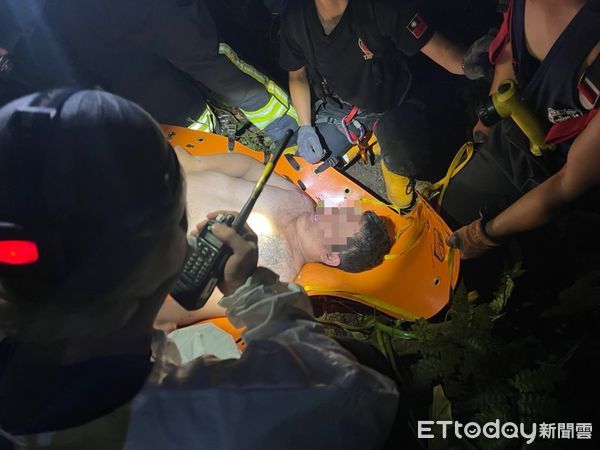 ▲▼40歲孫男墜200公尺山谷，4天後被救起奇蹟生還             。（圖／記者陳以昇翻攝）