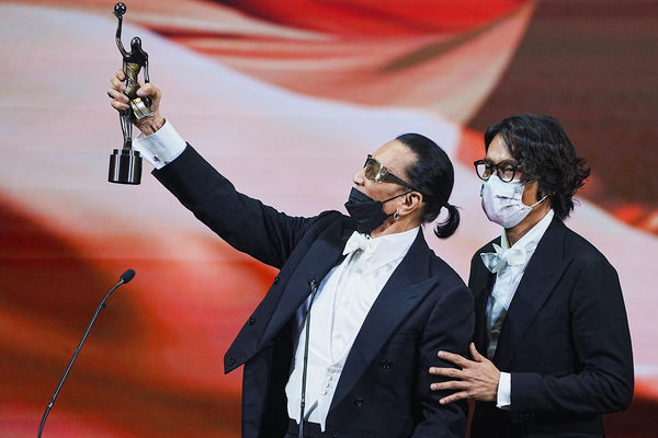 ▲▼第40屆香港電影金像獎，最佳男主角謝賢。（圖／路透）