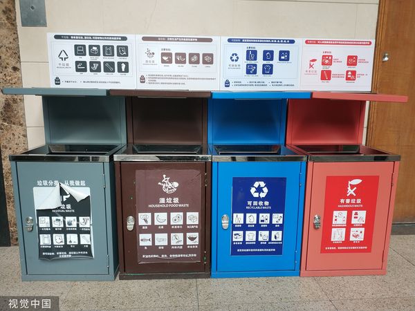 ▲上海市垃圾分類,資源回收。（圖／CFP）