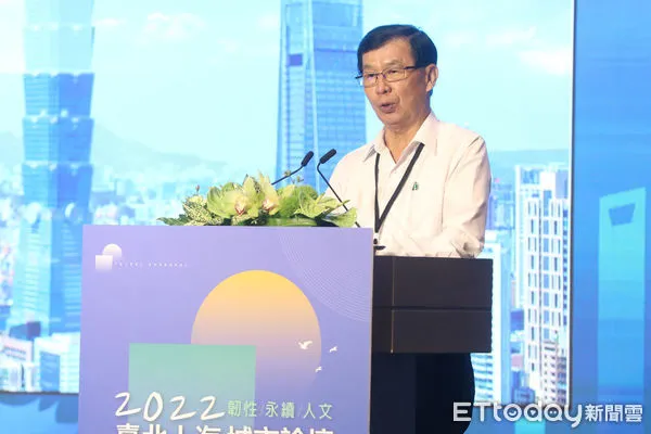 ▲台北市副市長彭振聲出席2022台北上海雙城論壇。（圖／記者林敬旻攝）