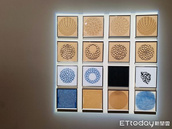 ▲▼藝術家野老朝雄首度來台舉行個人展覽，「野老朝雄 CONNET連結」展現幾何藝術魅力。（圖／記者林育綾攝）