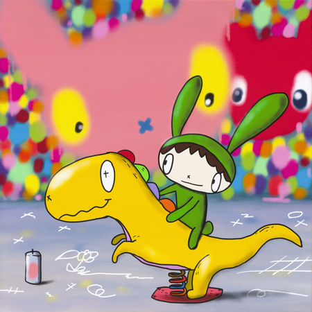 ▲▼美國新銳藝術家NIKKI 首次在台北舉行個人展覽「Soul In Your Eyes 我找到你了」。（圖／FNG-ART提供）