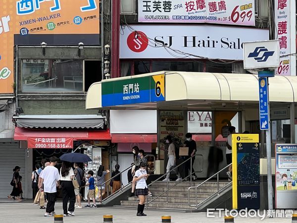 ▲▼台北捷運西門站6號出口。（圖／記者劉昌松攝）