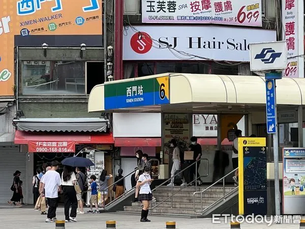 ▲▼台北捷運西門站6號出口。（圖／記者劉昌松攝）