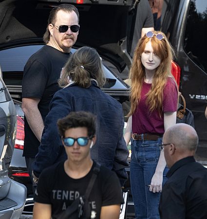 ▲▼強尼戴普（Johnny Depp）身邊也出現一名神秘紅髮女子。（圖／達志影像）