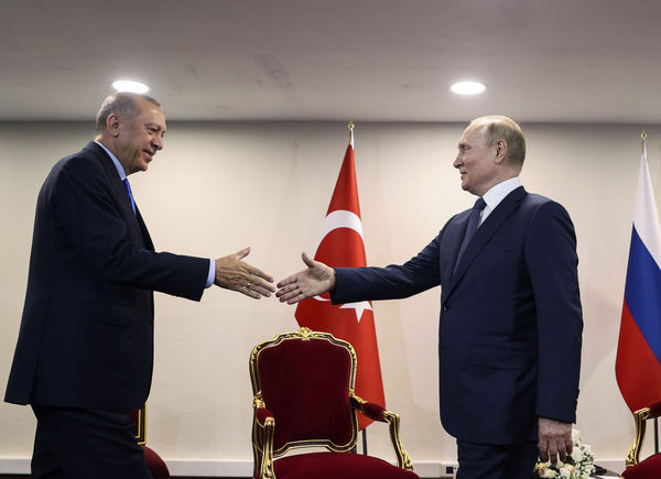 ▲▼ 俄羅斯總統普丁與土耳其總統艾爾段。（圖／達志影像／美聯社）