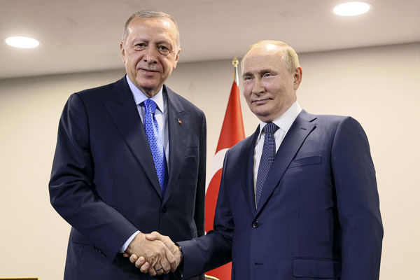 ▲▼ 俄羅斯總統普丁與土耳其總統艾爾段。（圖／達志影像／美聯社）