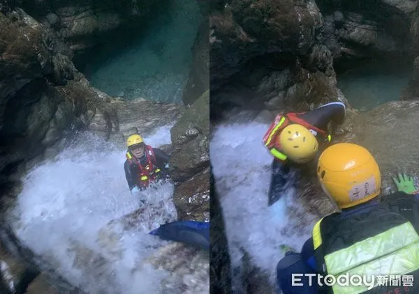 ▲▼台東男孤身赴黃金峽谷溯溪失聯　警消偕民力17人組救難隊入山搜救。（圖／記者王兆麟翻攝）