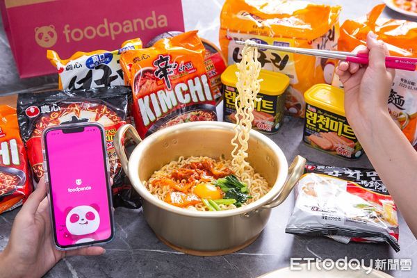 ▲▼foodpanda分享韓貨銷售排行榜。（圖／foodpanda提供）