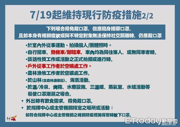 ▲台南市22日新增1877名COVID-19本土個案，22日起開放因工作需求出國之18歲以上民眾接種疫苗第4劑。（圖／記者林悅翻攝，下同）