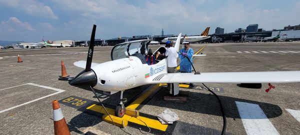 ▲▼16少年挑戰最年輕獨駕機環球今下午抵台。（圖／飛特立航空提供）