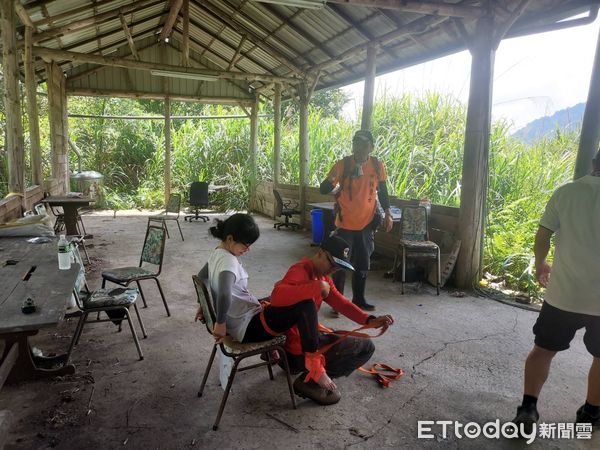 ▲同一地點連兩起，２女登谷關七雄唐麻丹山迷路＋受傷　搜救人員疲於奔命。（圖／記者哈勇嘎奧攝）