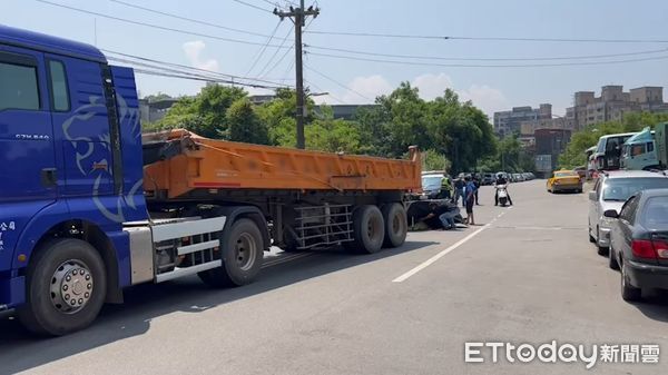 ▲▼基隆女國中生暑期輔導下課返家，遭砂石車輾斃。（圖／記者郭世賢翻攝）