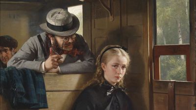 纏著獨行女子！《煩人的紳士》爆紅成迷因　網感慨：從1874年到現在沒變過