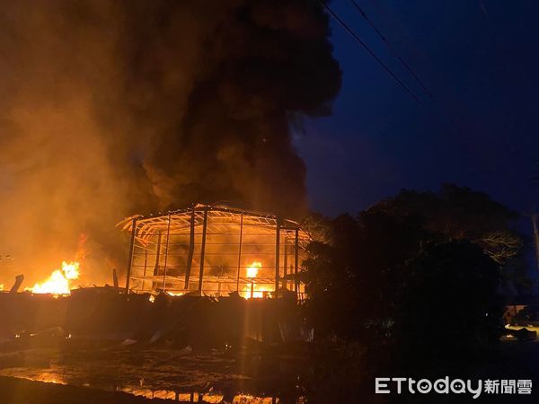 ▲芬園鄉工廠大爆炸。（圖／鄉長林世明提供）