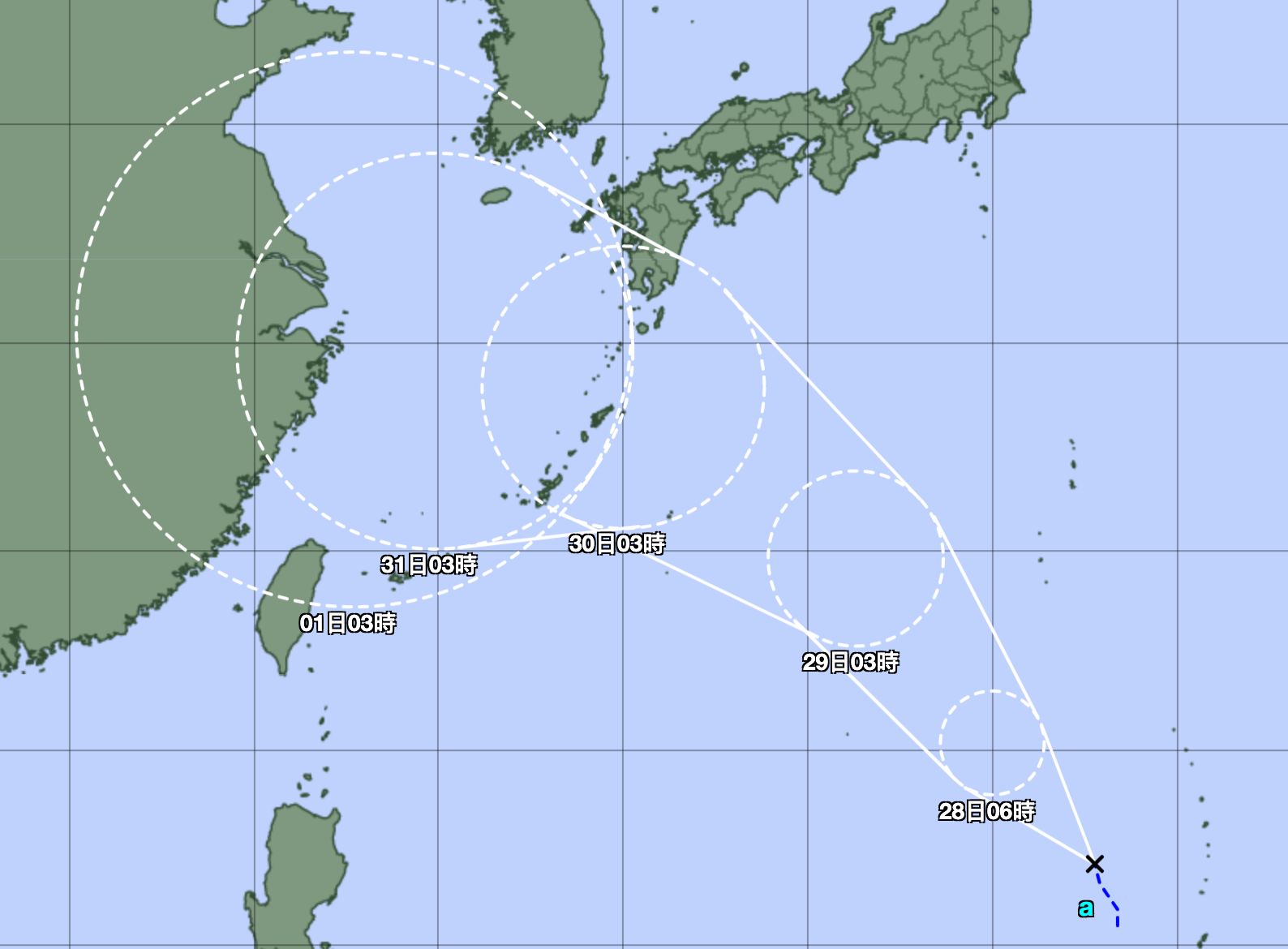 ▲▼             。（圖／日本氣象廳）