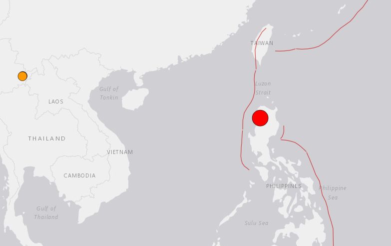 ▲▼ 菲律賓27日發生規模7.1地震。（圖／翻攝自USGS）