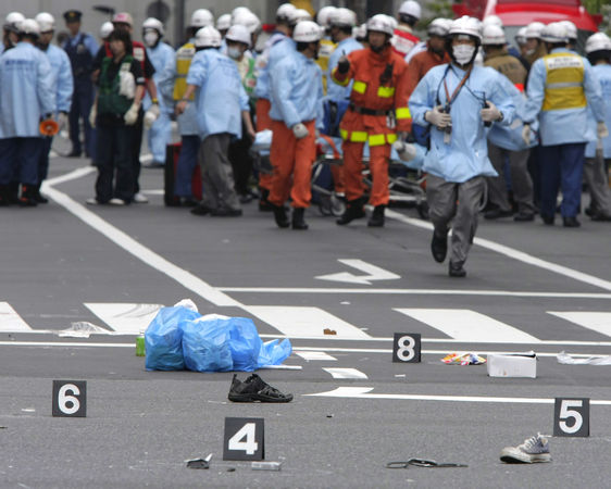 ▲▼日本秋葉原隨機殺人事件造成7人死亡、8人輕重傷。（圖／達志影像／美聯社）