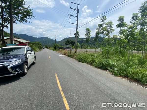 ▲埔里警方翻落草叢、奮勇逮捕毒品通緝犯。（圖／記者高堂堯翻攝）