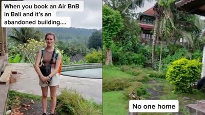 她訂「Airbnb自然小屋」犒賞自己　到現場竟變荒廢雜草屋！