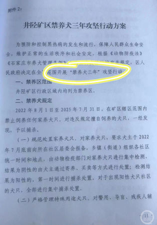 ▲▼石家莊爆「利什曼原蟲症」　井陘礦區宣布：3年禁養狗、全面捕殺流浪犬。（圖／翻攝上游新聞）