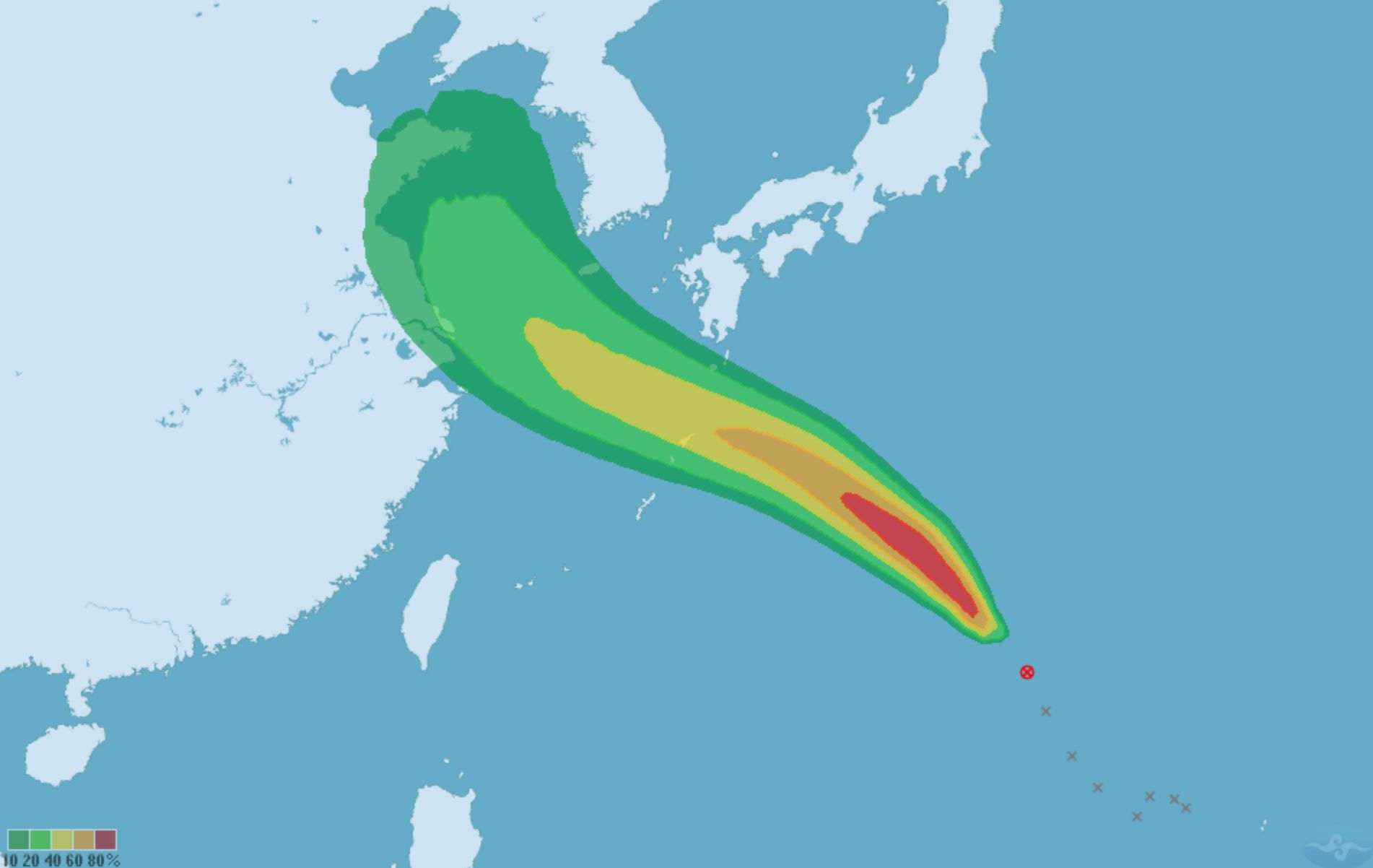 ▲▼             。（圖／氣象局、日本氣象廳）