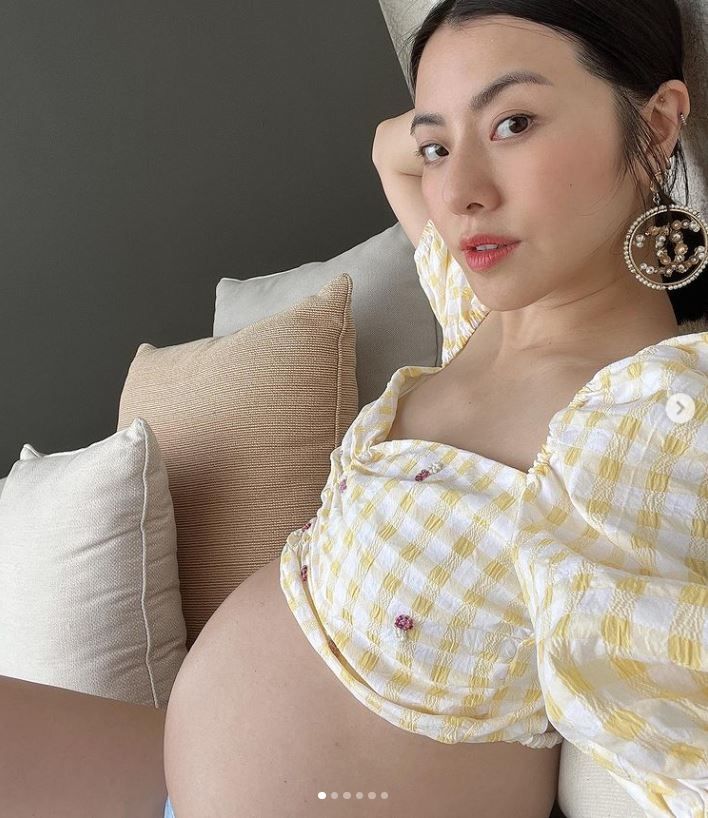▲葉安婷孕期已有8個多月，近日返台待產。（圖／翻攝自Instagram／ann_y714）