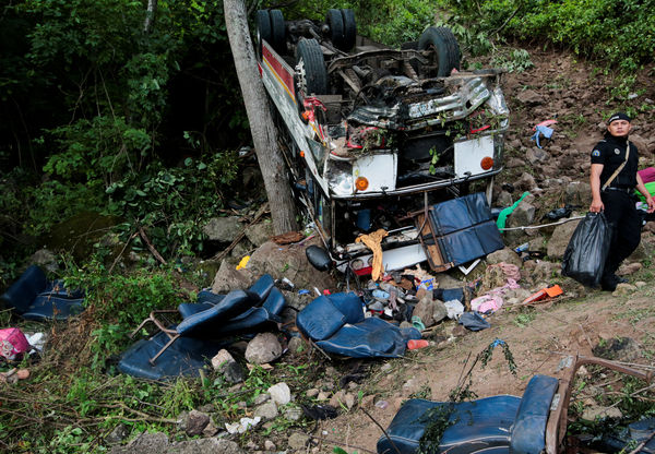尼加拉瓜車禍16死47傷。（圖／路透）