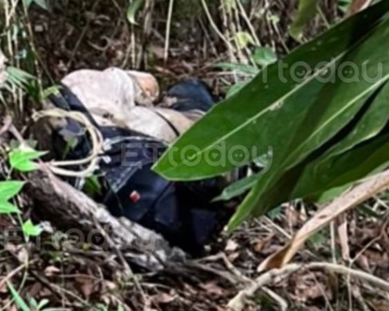 ▲警方在太平山區發現1名與林嫌相似的男性死者。（圖／民眾提供）