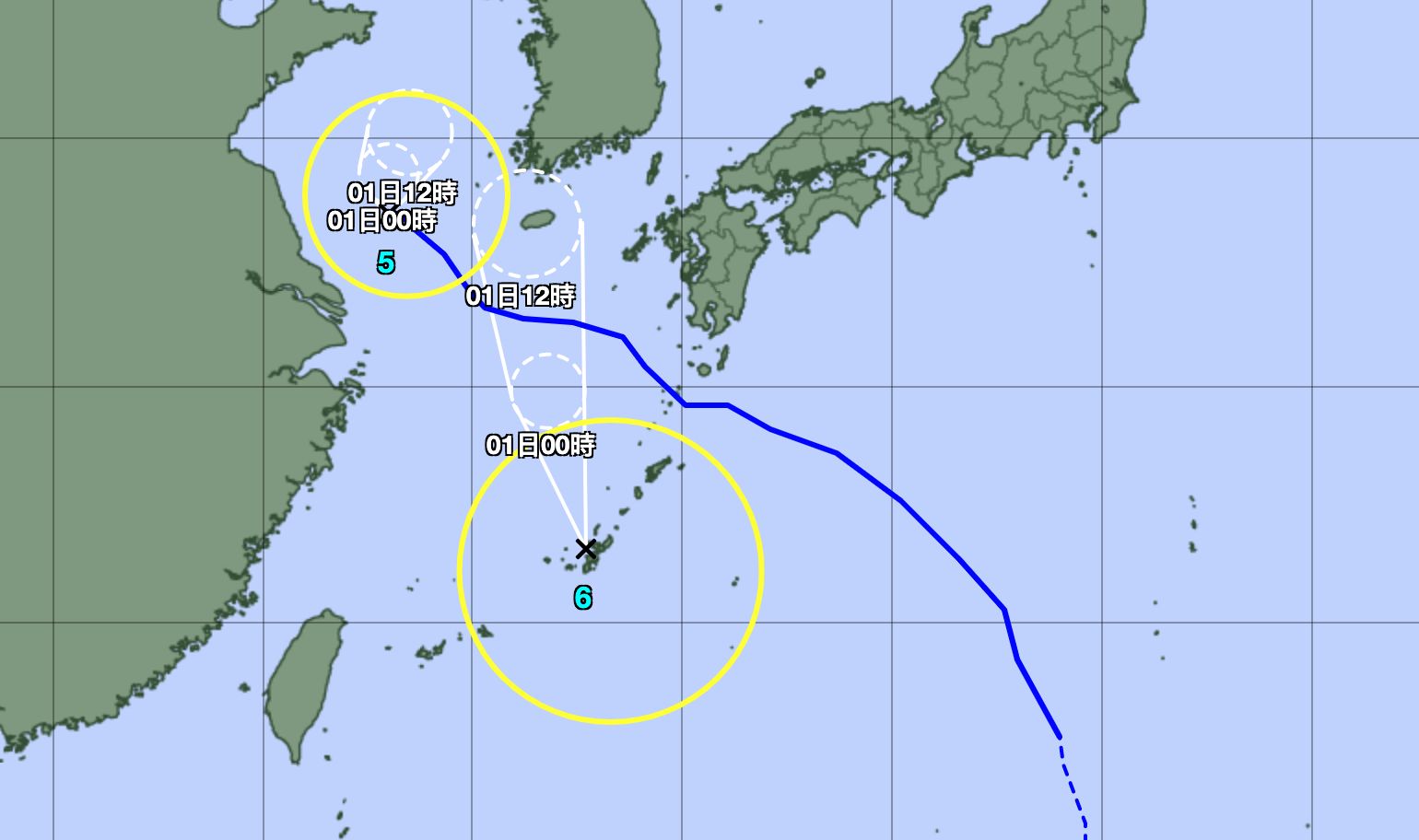 ▲▼             。（圖／日本氣象廳）