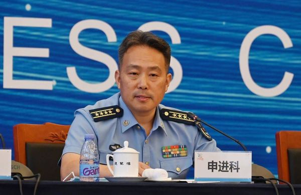 ▲▼解放軍空軍發言人申進科。（圖／翻攝央視）