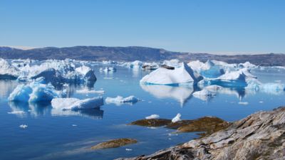北極可以穿短袖了！暖化氣溫飆升至32.5度　科學家「穿T恤短褲」打冰上排球