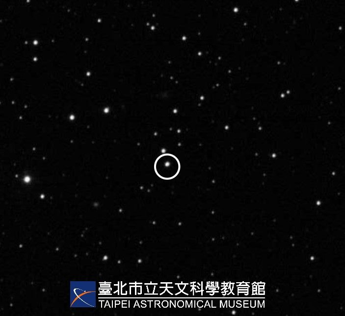 ▲▼明天七夕，圖為447號「情人節」小行星。（圖／台北天文館提供）