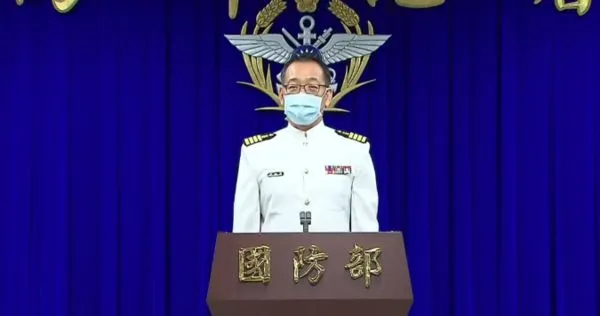 ▲▼法律司法規研審處副處長于健昌上校。（圖／國防部直播畫面）