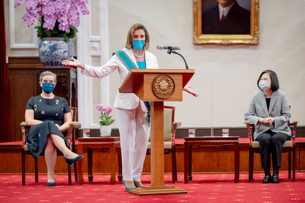 ▲▼ 美國眾議院議長裴洛西（Nancy Pelosi）訪台。（圖／路透）