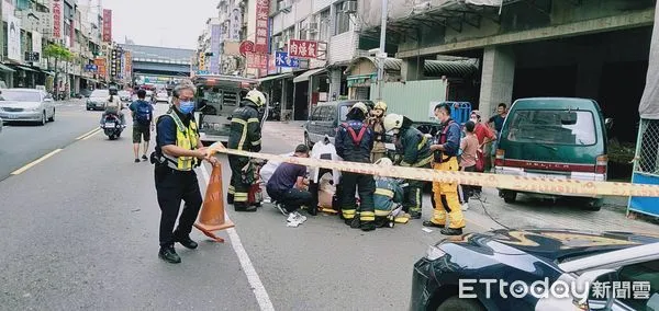 ▲▼工地意外             。（圖／記者陳宏瑞攝）