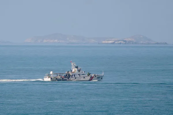 ▲▼ 中國海警船5日出現在福建省平潭附近水域。（圖／路透）