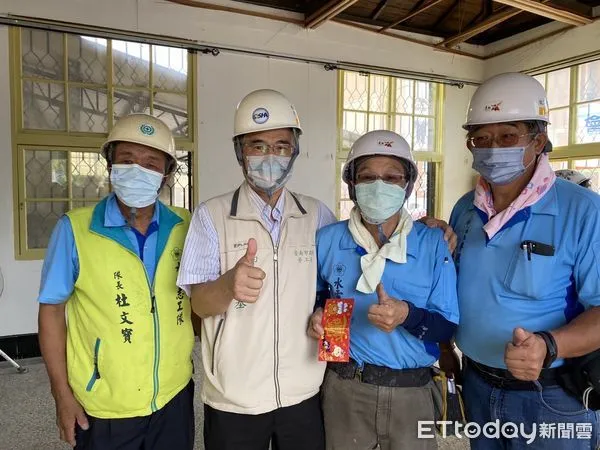 ▲台南市勞工局做工行善團修繕志工，在父親節前夕，修繕志工爸爸們愛心仍未停下腳步，以修繕弱勢家庭房屋的方式來慶祝父親節，使今年的父親節更別具意義。（圖／記者林悅翻攝，下同）