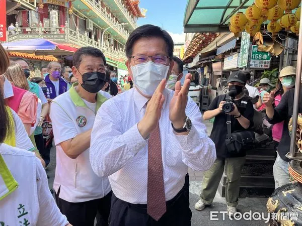 ▲新北市長參選人林佳龍 。（圖／記者許靖騏攝）
