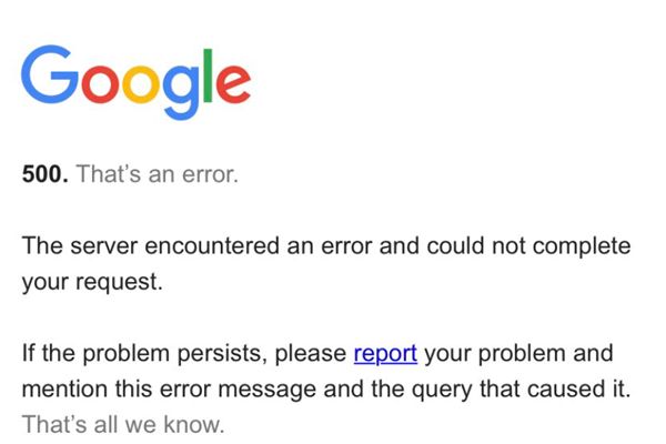 快訊／Google搜尋掛了！查關鍵字出現錯誤頁面 網哀號：世界末日 | ETtoday國際新聞 | ETtoday新聞雲
