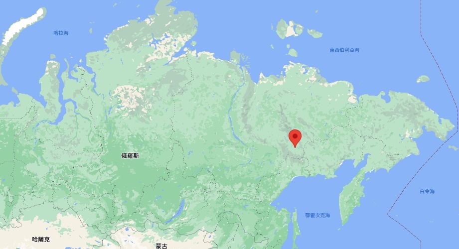 ▲▼奧伊米亞康小鎮（Oymyakon）被稱為世界最冷小鎮。（圖／翻攝自Google Maps）