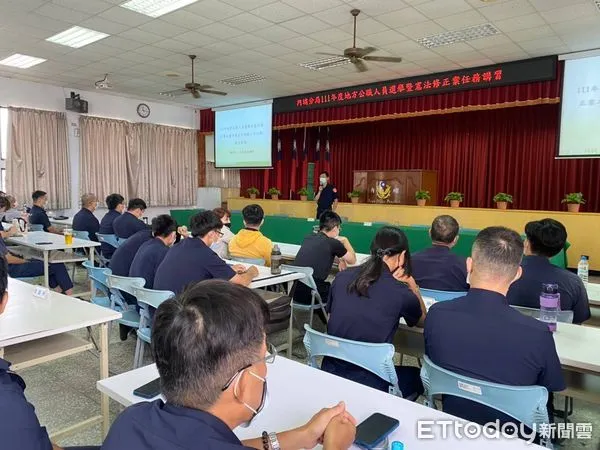 ▲內埔警分局於8、9日兩日辦理投開票所警衛勤務之民力講習             。（圖／記者陳崑福翻攝，下同）