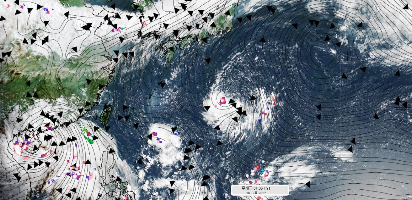 ▲9月颱風發展較密集。（圖／翻攝自Facebook／氣象達人彭啟明）