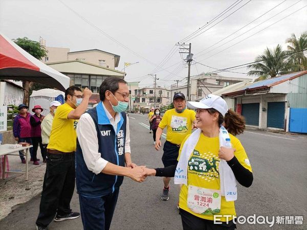 ▲蘇清泉參與活動爭取支持            。（圖／蘇清泉競選服務處提供，下同）