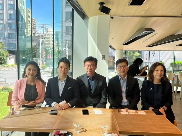 ▲▼民進黨立委郭國文訪日。（圖／翻攝自Facebook／郭國文）