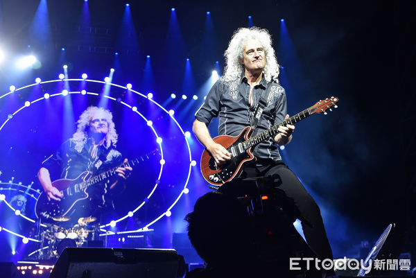 ▲▼Queen皇后合唱團&Adam Lambert台北演唱會。Brian May（圖／記者李毓康攝）