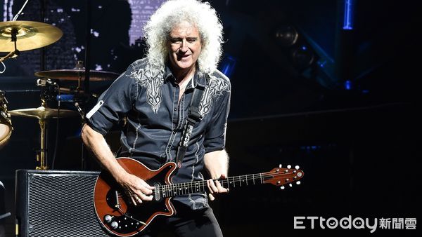 ▲▼Queen皇后合唱團&Adam Lambert台北演唱會。Brian May（圖／記者李毓康攝）