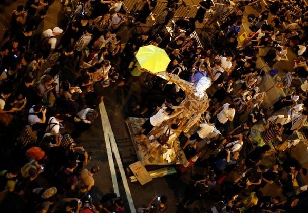 ▲▼香港2014年發生雨傘運動。（圖／路透）